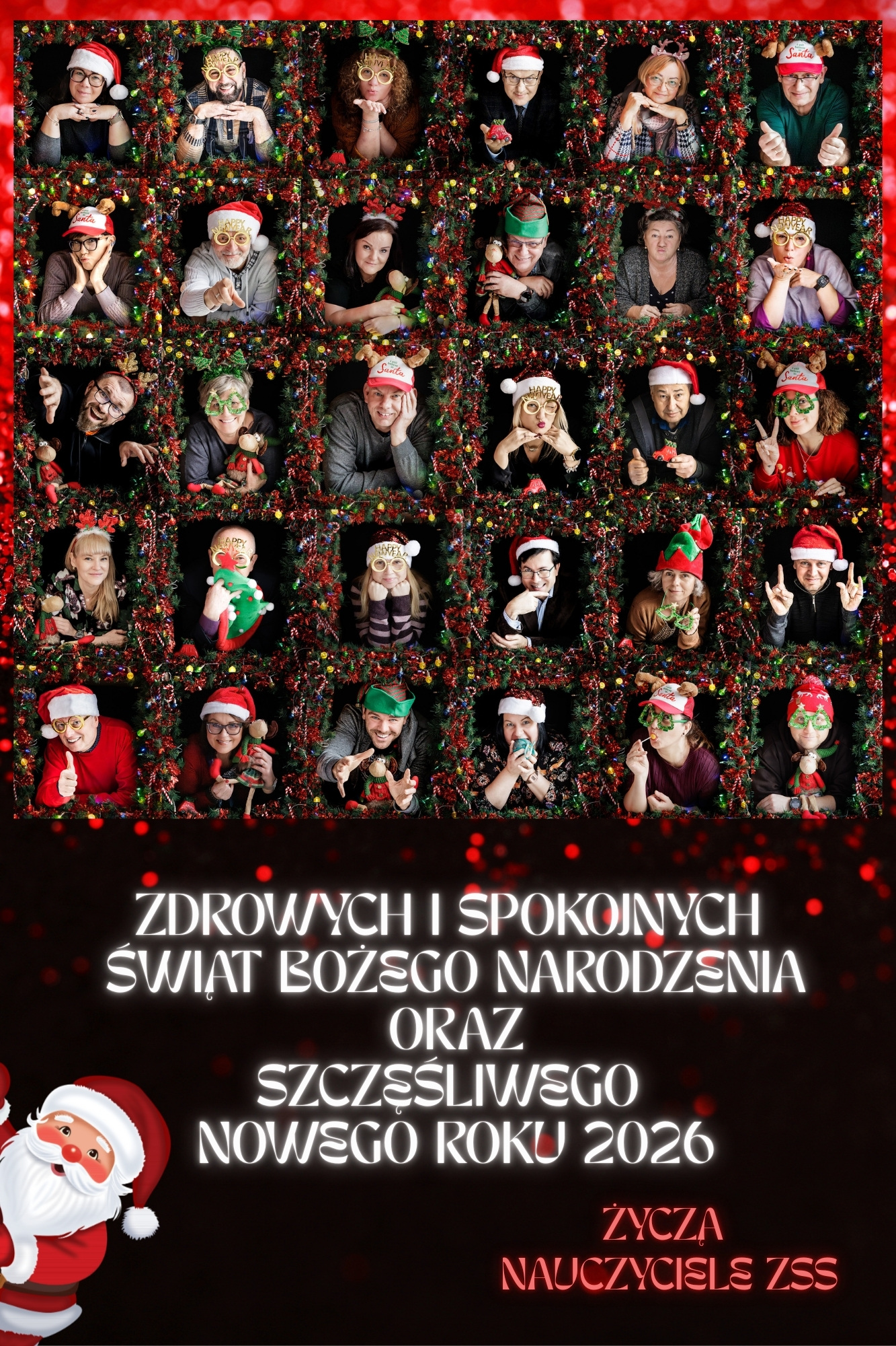 ZDROWYCH I SPOKOJNYCH ŚWIĄT ORAZ SZCZĘŚLIWEGO NOWEGO ROKU