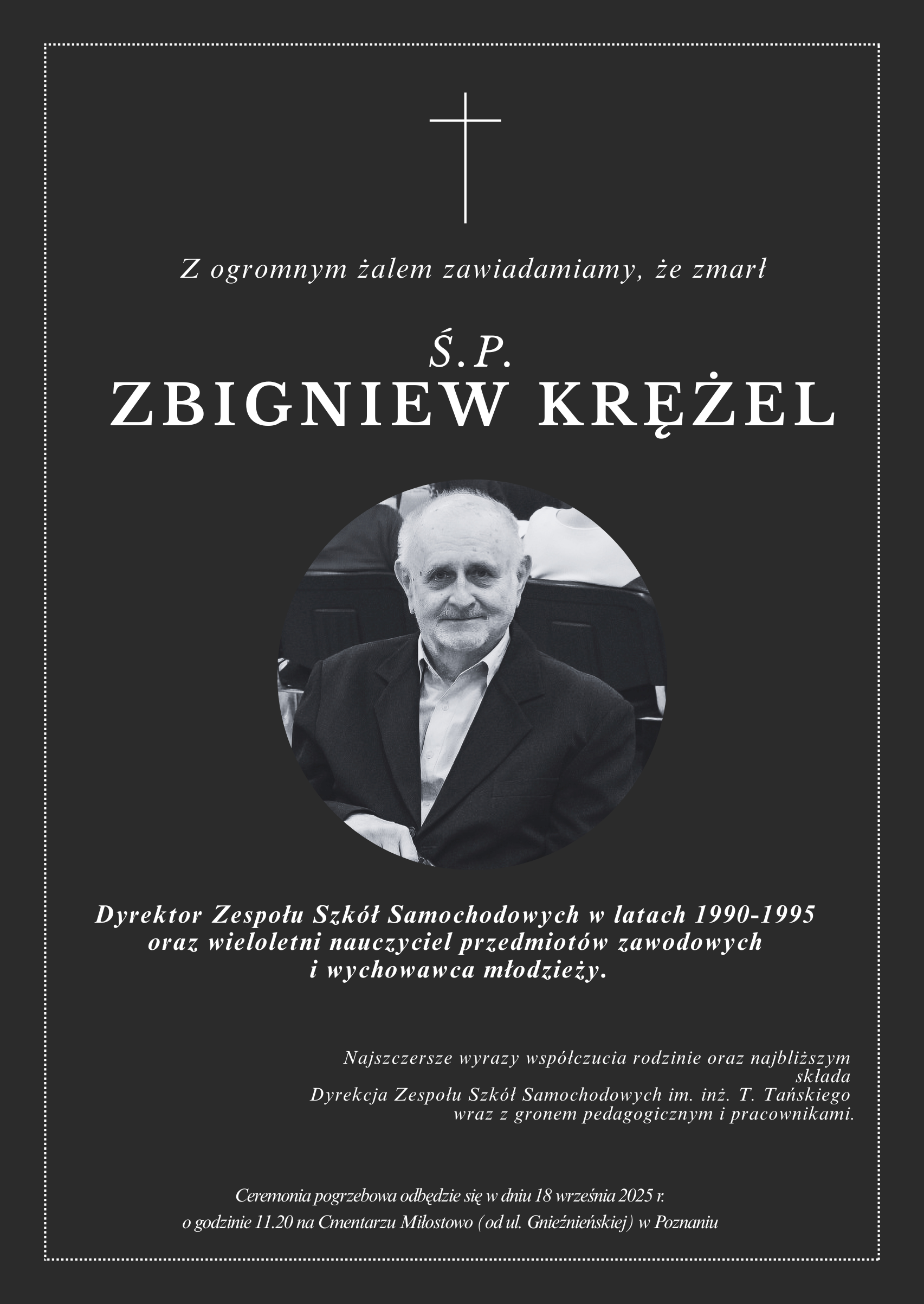 Black White Simple Delicate Classic Minimalist Elegant Memorial Funeral Invitation